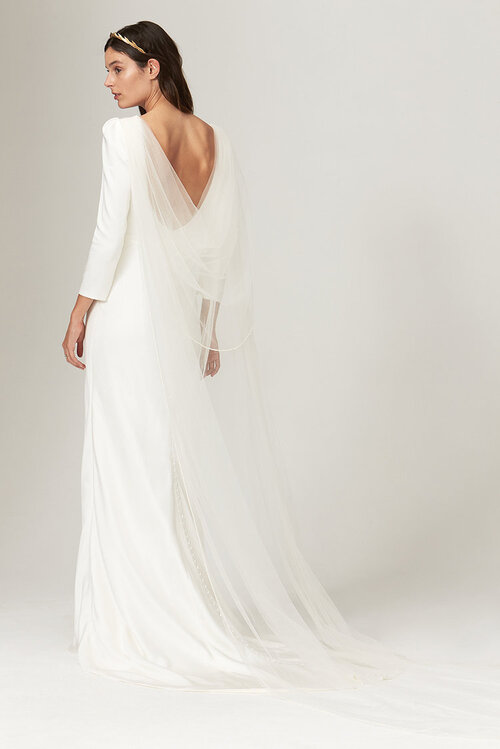 Gwendolyn With Back Veil By Savannah Miller