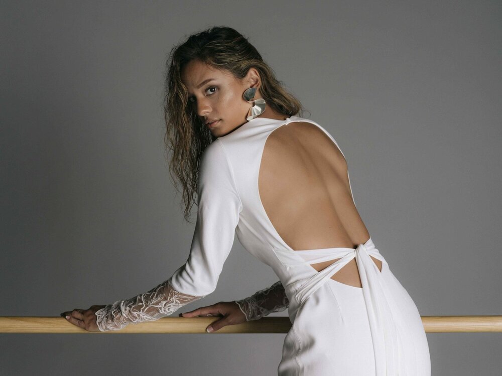 Stunning Pietra by Rime Arodaky - French Crepe & Tulle