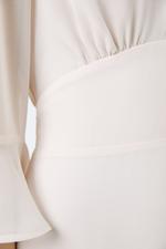 Maids to Measure maxi blush wedding dress