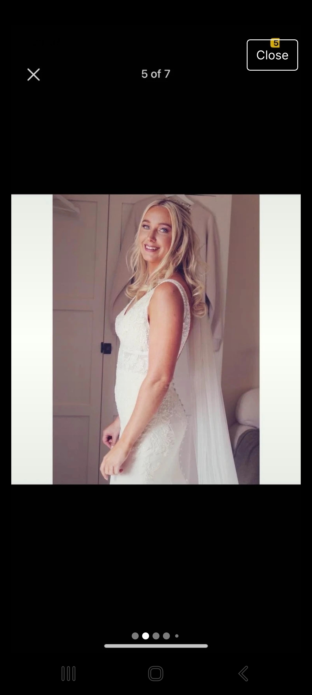 Stunning wedding dress size 10