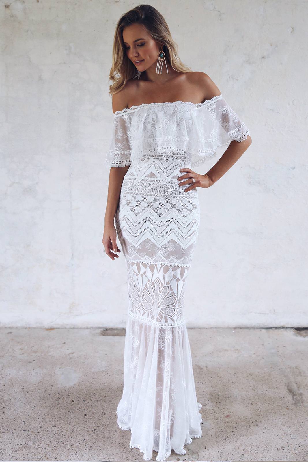 Grace Loves Lace off the shoulder