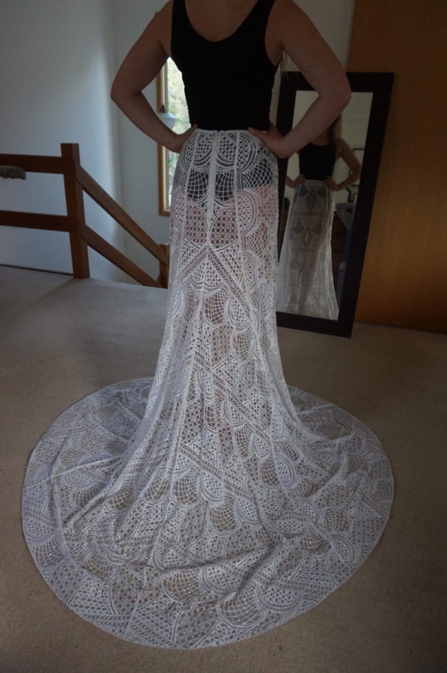 One Day Bridal Skirt - Maggie Skirt - Sample needs some work