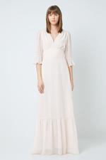 Maids to Measure maxi blush wedding dress