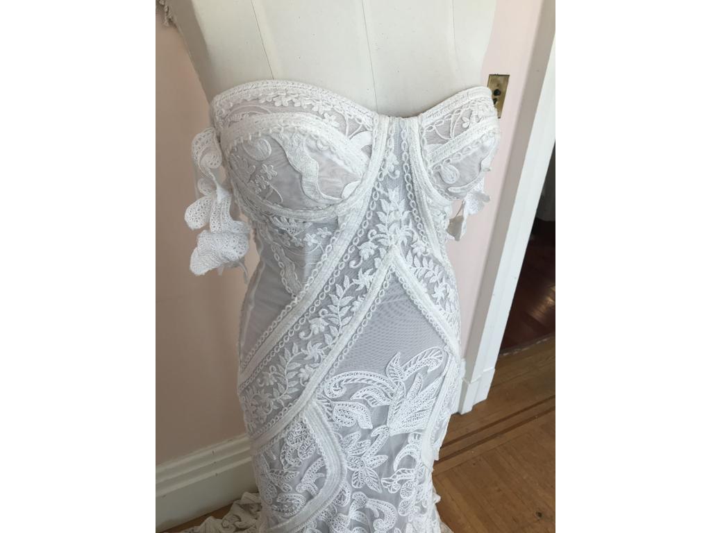 Rue De Seine Poppy Stardust Wedding Gown UK 8