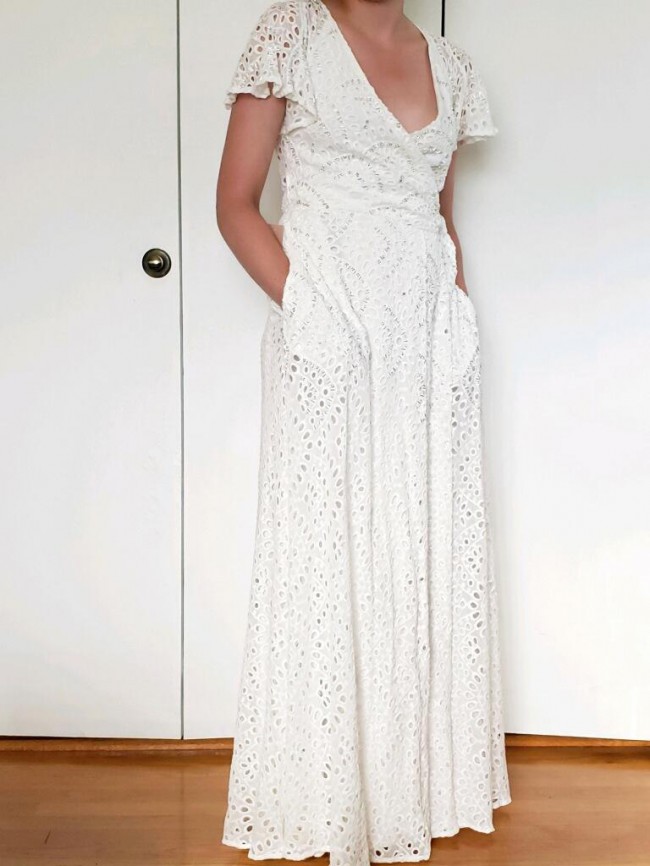 BHLDN Wedding Dress - Eco Style Dress UK 8