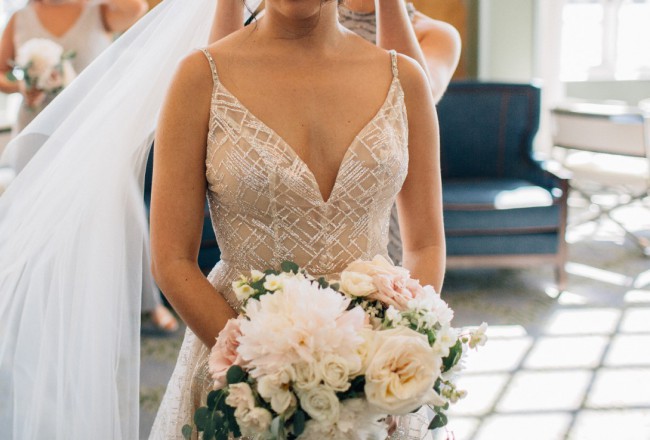 Gorgeous Blush Pink Lazaro Dress