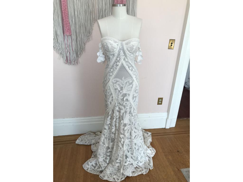 Rue De Seine Poppy Stardust Wedding Gown UK 8