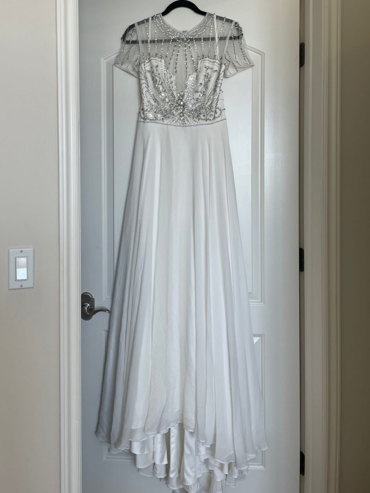 Jenny Packham Silver Dress