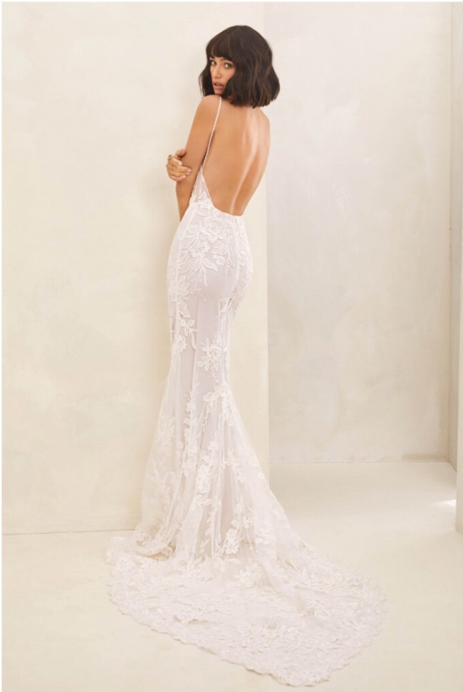 Beautiful White Flora Custom Made Dress