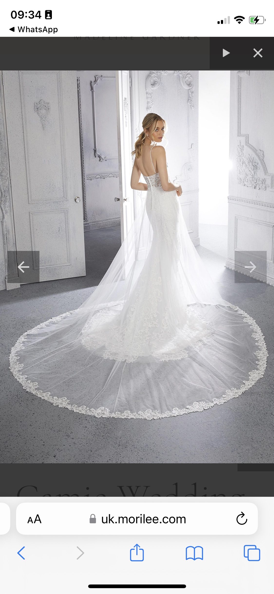 Beautiful jewelled fit and flare with over skirt