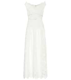 Belted lace look dress