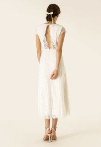 Tea-length wedding dress